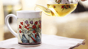 pretty things tea GIF