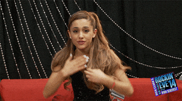 Ariana Grande Kiss GIF by New Year's Rockin' Eve