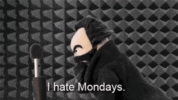 Monday Hate GIF