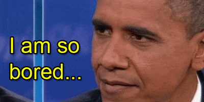 Bored Barack Obama GIF