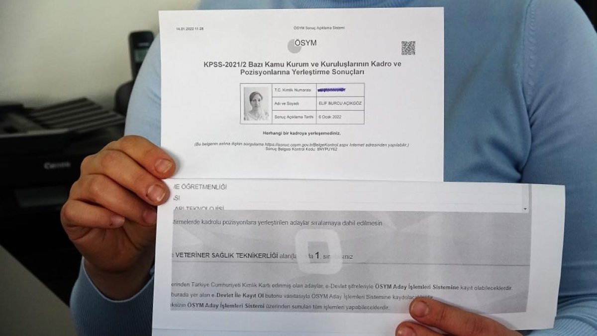 Tokat ta KPSS’de alanında Türkiye birincisi oldu, atanamadı #1