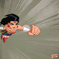 wonder woman block GIF by DC Comics