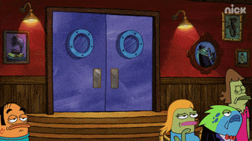 Slick Hello GIF by SpongeBob SquarePants