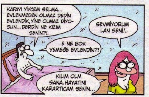 I wonder.. a lot... — - Kafayı yiycem Selma… Evlenmeden olmaz dedin...