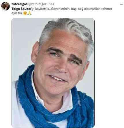 Tolga Savacı'nın vefatı sanat dünyasını yasa boğdu Tolga Savacı'nın vefatı sanat dünyasını yasa boğdu