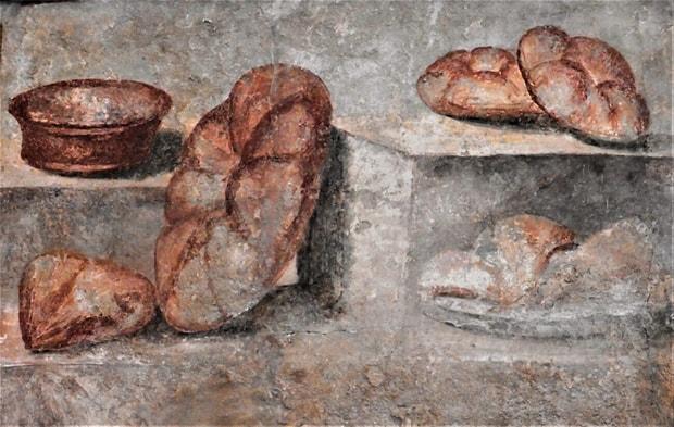 Hububat ve ekmek, Romalıların diyetinde büyük bir yer tutuyordu.